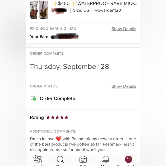 ✨$450✨  WATER PROOF  MICKEY MOUSE ZIPPER CROSSBODY BAG Disney land - Picture 14 of 14